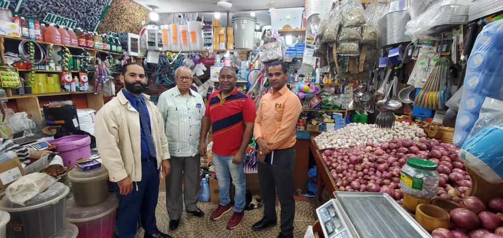 Subdirección de Relaciones Interinstitucionales de Promipyme coordinan visita a Buhoneros